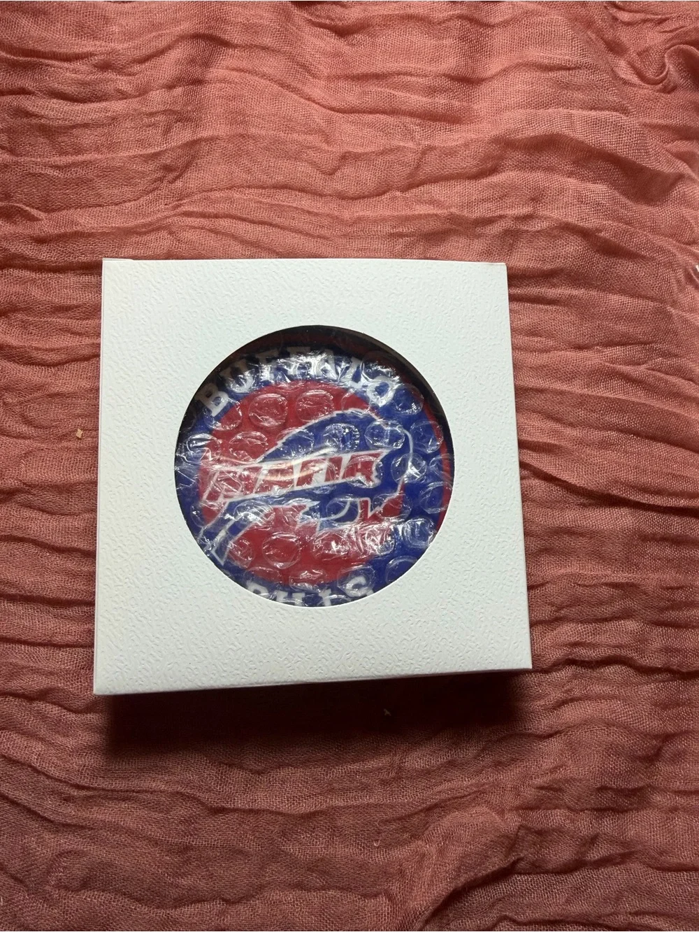 Buffalo Bills Mafia Home Drink Coaster Set - Ceramic Square Dining Room Coffee